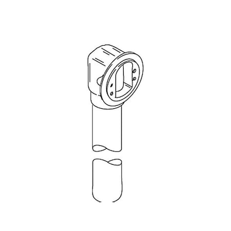 Kohler Elbow & Tube Sa, Overflow, 1.5 1009708